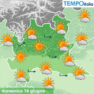 Mappa Giornaliera per la giornata di mercoledì 16 marzo