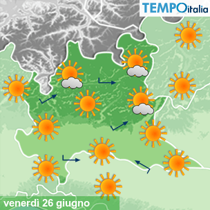 Mappa Giornaliera per la giornata di mercoledì 16 marzo