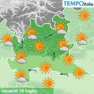 Mappa Giornaliera per la giornata di mercoledì 16 marzo