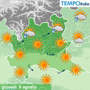 Mappa Giornaliera per la giornata di mercoledì 16 marzo