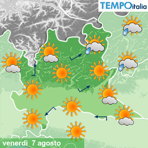 Mappa Giornaliera per la giornata di mercoledì 16 marzo
