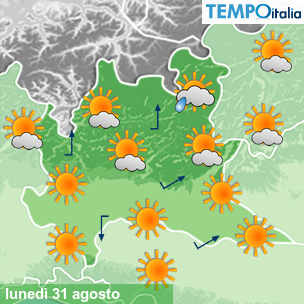 Mappa Giornaliera per la giornata di mercoledì 16 marzo
