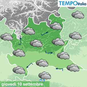 Mappa Giornaliera per la giornata di mercoledì 16 marzo