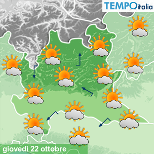 Mappa Giornaliera per la giornata di mercoledì 16 marzo