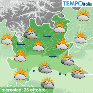 Mappa Giornaliera per la giornata di mercoledì 16 marzo