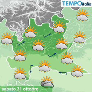 Mappa Giornaliera per la giornata di mercoledì 16 marzo