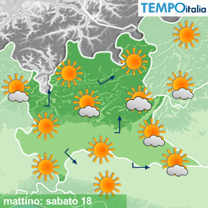 Mappa mattino per la giornata del 2025-10-18