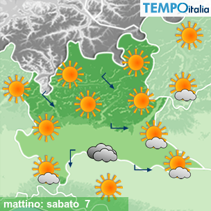 Mappa mattino per la giornata del 2026-03-07