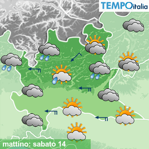 Mappa mattino per la giornata del 2026-03-14