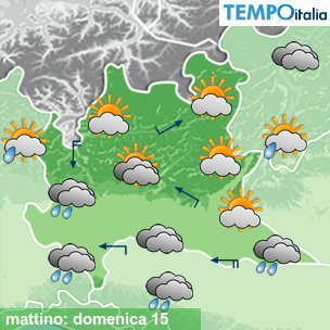 Mappa mattino per la giornata del 2026-03-15