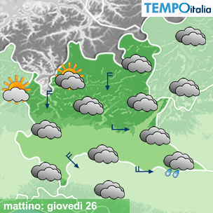 Mappa mattino per la giornata del 2026-03-26