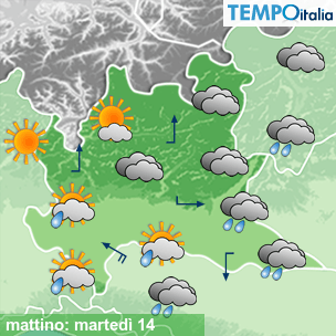 Mappa mattino per la giornata del 2026-04-14