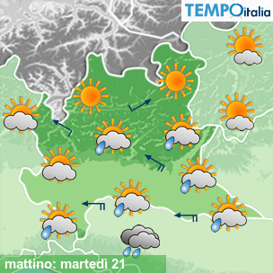 Mappa mattino per la giornata del 2026-04-21
