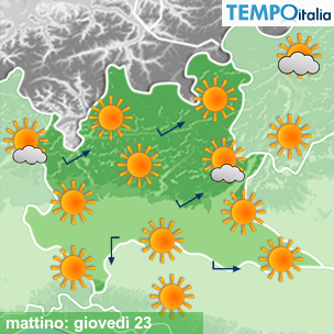 Mappa mattino per la giornata del 2026-04-23