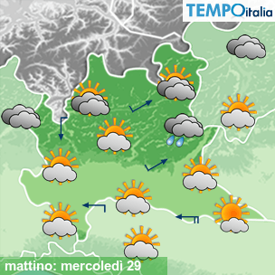 Mappa mattino per la giornata del 2026-04-29