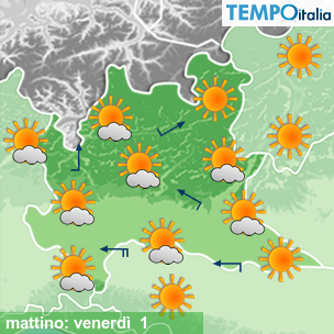Mappa mattino per la giornata del 2026-05-01