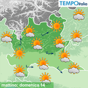 Mappa mattino per la giornata del 2026-06-14