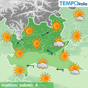Mappa mattino per la giornata del 2026-07-04