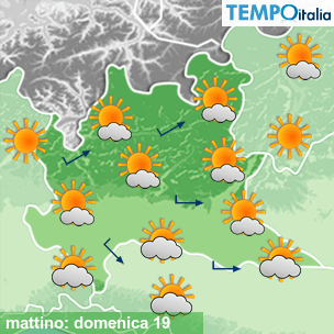 Mappa mattino per la giornata del 2026-07-19