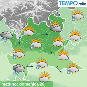 Mappa mattino per la giornata del 2026-07-26