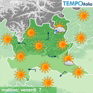 Mappa mattino per la giornata del 2026-08-07