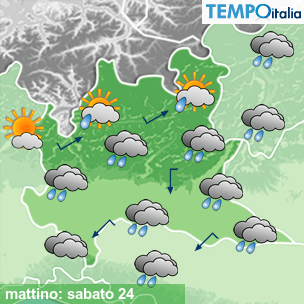 Mappa mattino per la giornata del 2026-10-24