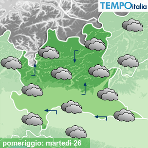 Mappa pomeriggio per la giornata del 2024-11-26