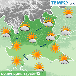 Mappa pomeriggio per la giornata del 2025-07-12
