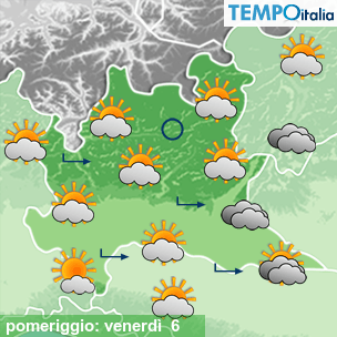 Mappa pomeriggio per la giornata del 2026-02-06