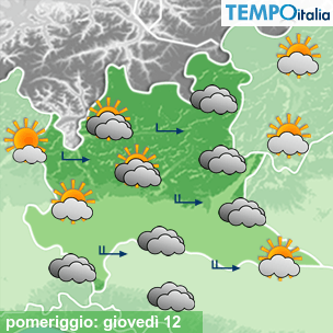 Mappa pomeriggio per la giornata del 2026-02-12