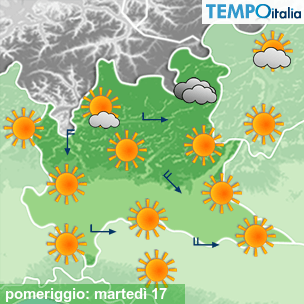 Mappa pomeriggio per la giornata del 2026-02-17