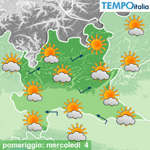 Mappa pomeriggio per la giornata del 2026-03-04
