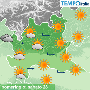 Mappa pomeriggio per la giornata del 2026-03-28