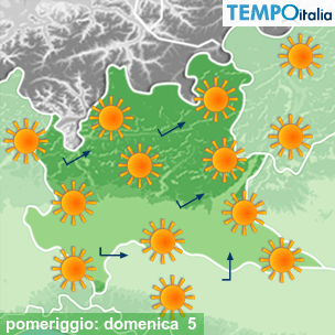 Mappa pomeriggio per la giornata del 2026-04-05