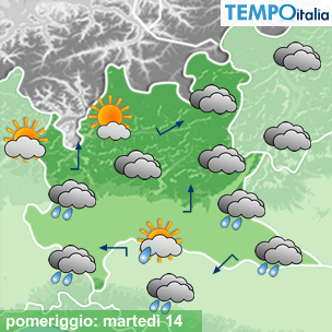 Mappa pomeriggio per la giornata del 2026-04-14