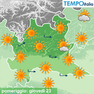 Mappa pomeriggio per la giornata del 2026-04-23
