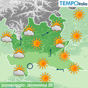 Mappa pomeriggio per la giornata del 2026-04-26