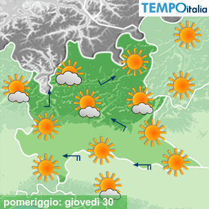 Mappa pomeriggio per la giornata del 2026-04-30