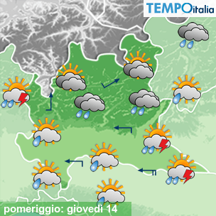 Mappa pomeriggio per la giornata del 2026-05-14
