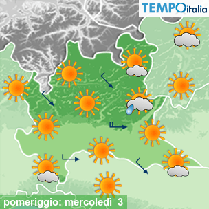 Mappa pomeriggio per la giornata del 2026-06-03