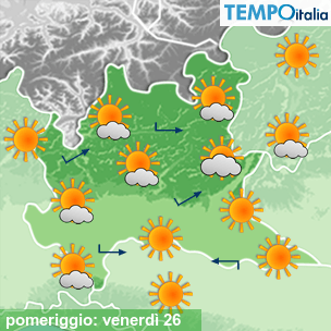 Mappa pomeriggio per la giornata del 2026-06-26