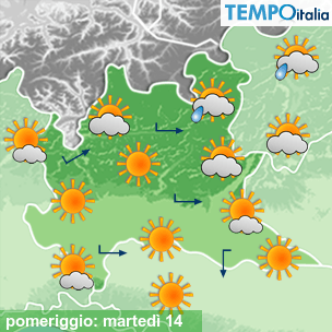 Mappa pomeriggio per la giornata del 2026-07-14