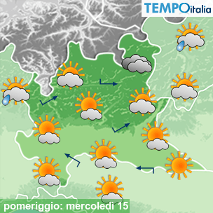 Mappa pomeriggio per la giornata del 2026-07-15