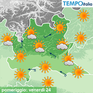 Mappa pomeriggio per la giornata del 2026-07-24
