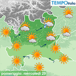 Mappa pomeriggio per la giornata del 2026-07-29