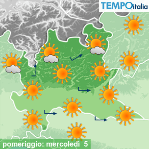Mappa pomeriggio per la giornata del 2026-08-05