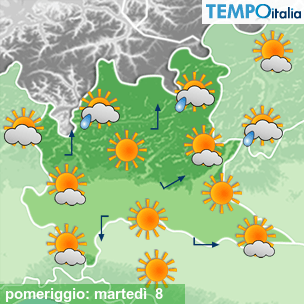 Mappa pomeriggio per la giornata del 2026-09-08