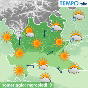 Mappa pomeriggio per la giornata del 2026-09-09