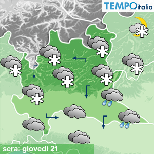 Mappa sera per la giornata del 2024-11-21