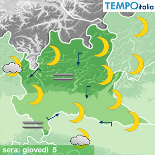 Mappa sera per la giornata del 2024-12-05